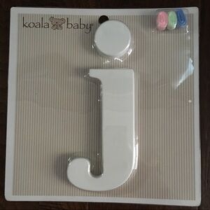 NWB! Beautiful Low Case Letter “j” in White